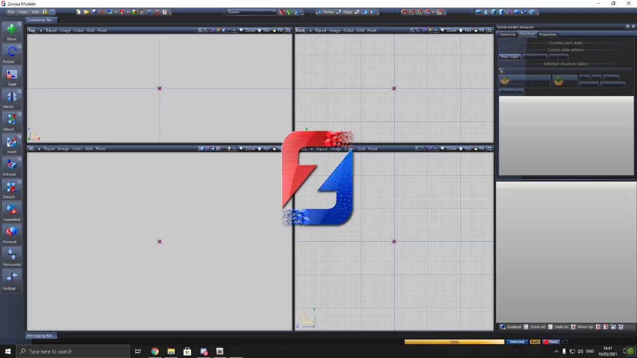ZMODELER 3 NON ELS TUTORIAL  -  ( NO TALKING )