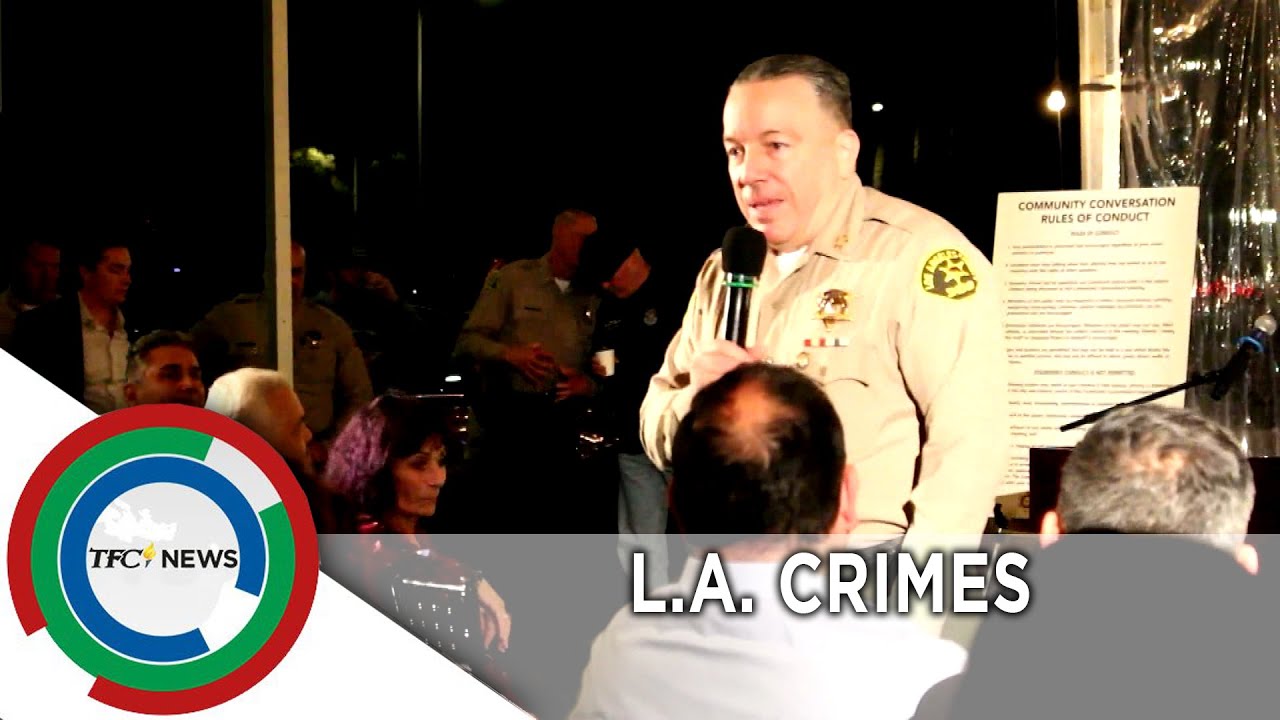 LA sheriff addresses crime wave affecting PH community | TFC News California, USA