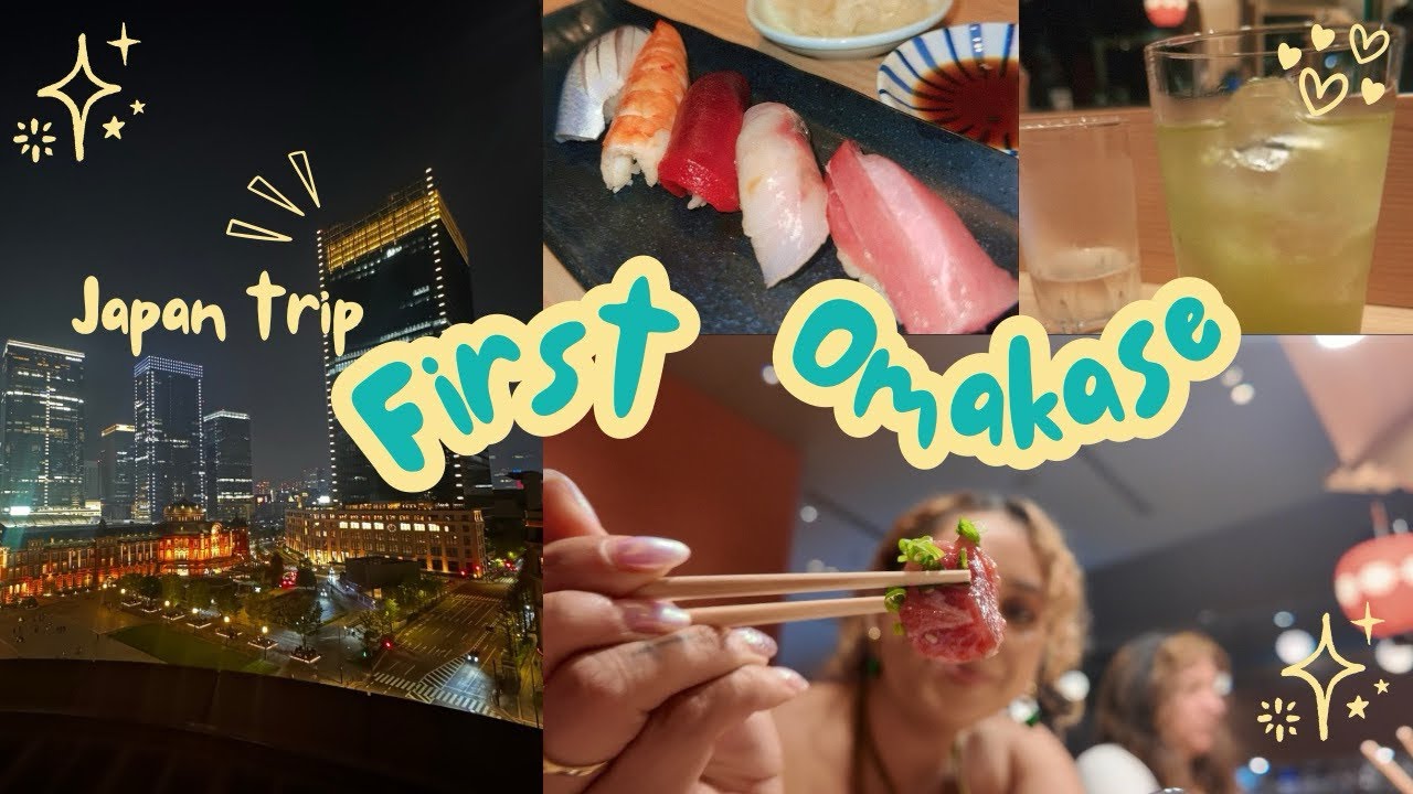 Trying Omakase in Japan for the first time 