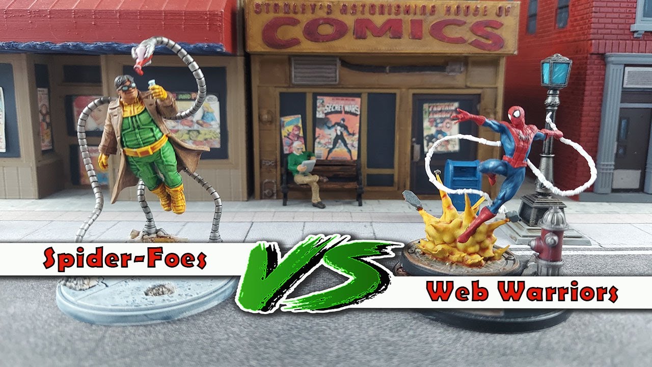 Web Warriors v Spider-Foes - ***New Missions***  Marvel Crisis Protocol Battle Report ep 69
