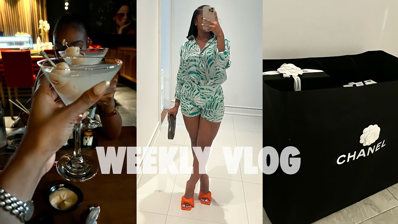 WEEKLY VLOG| LUXURY UNBOXING+ DATE NIGHT + MOVIES + ClEANING & MORE | TAVEIONN TELFER