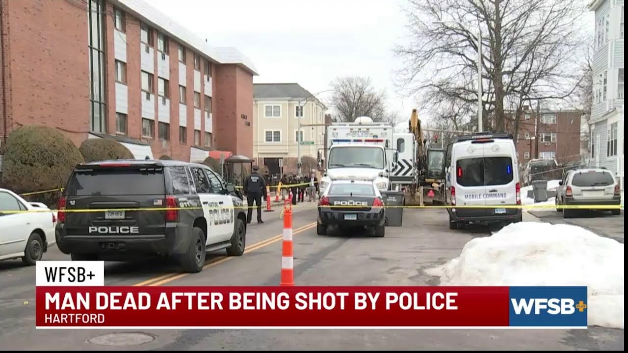 Knife-holding suspect dies after being shot by Hartford officer, police confirm