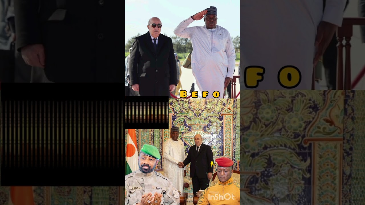 Tiani avait boudé l'Algérie à cause du Mali mais il a compris où se trouve l'intérêt du Niger.😂goita