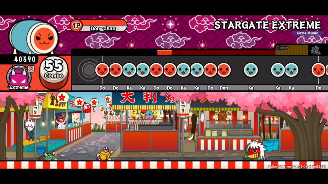 [太鼓の達人 創作譜面] STARGATE EXTREME / KARUT「Sixtar Gate: STARTRAIL」より