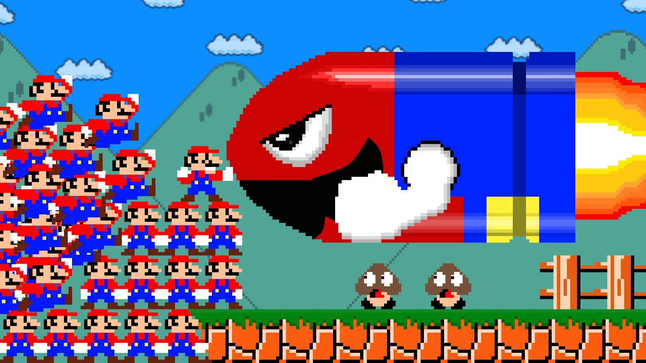 Cat Mario: Everything turns to Mario when Mario Touches it !
