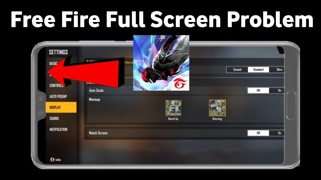 Free Fire Full Screen Problem Solved | How to Fix Full Screen Problem in Free Fire