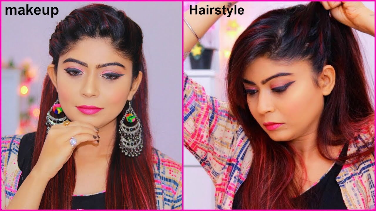 Winter Makeup And Hairstyle For Beginners- Makeup tips and tricks for perfect Makeup & Hairstyle