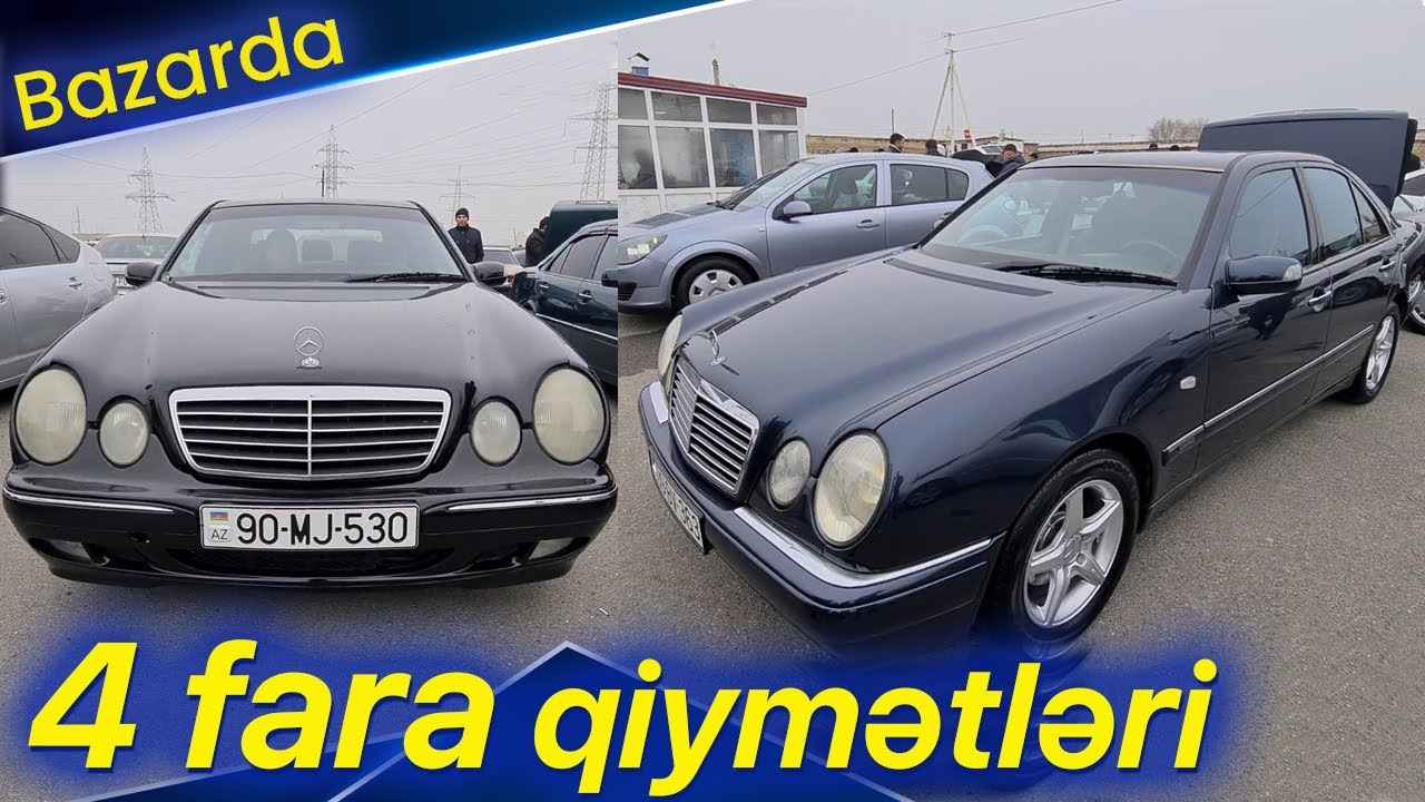 W210 4 fara, 4 göz Mercedes qiymətləri masin bazari yeni cəkiliş @masinbaz @tajafarov