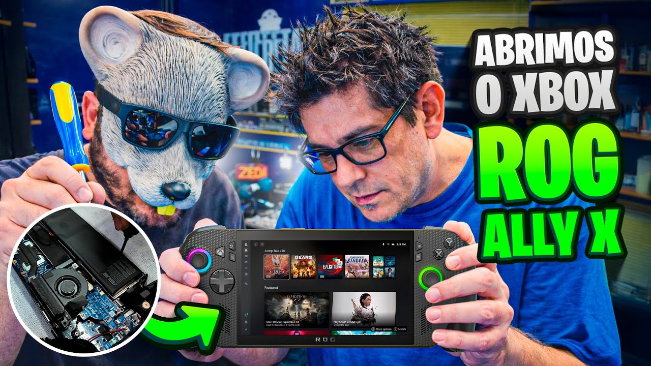 DESMONTAMOS O XBOX ROG ALLY X E ME SURPREENDEU!