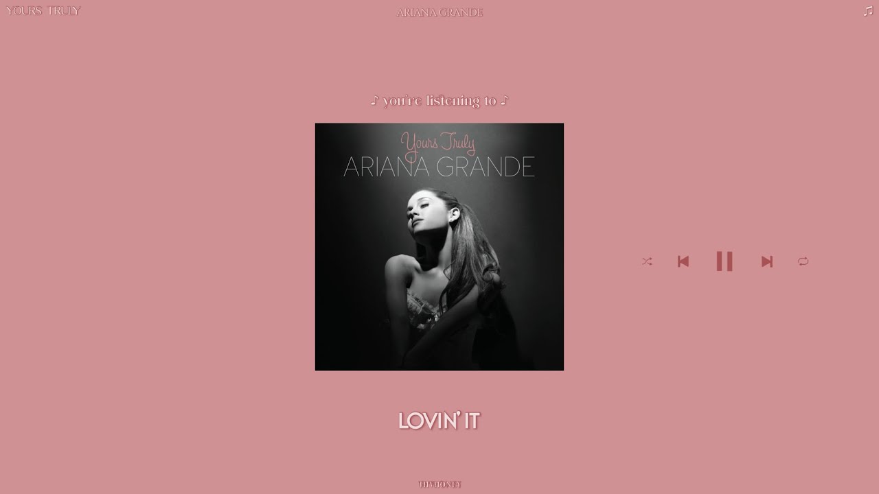 ariana grande - lovin' it (sped up + reverb)