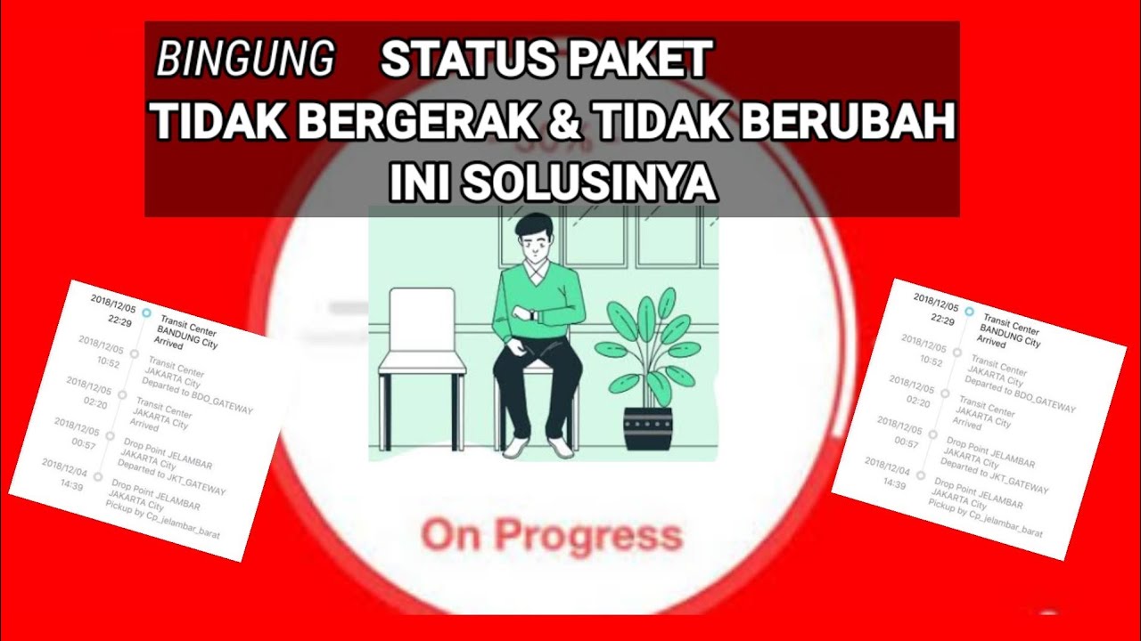 STATUS PAKET TIDAK BERGERAK DAN TIDAK BERUBAH INI SOLUSINYA