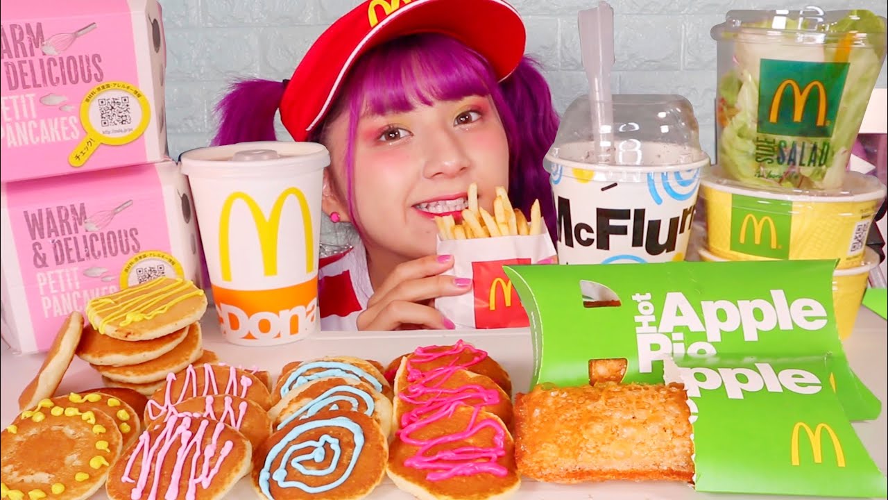【ASMR】マクドナルドスイーツを食べる🍔🍟/【Eating Sounds】McDonald's Sweets ,MUKBANG,먹방