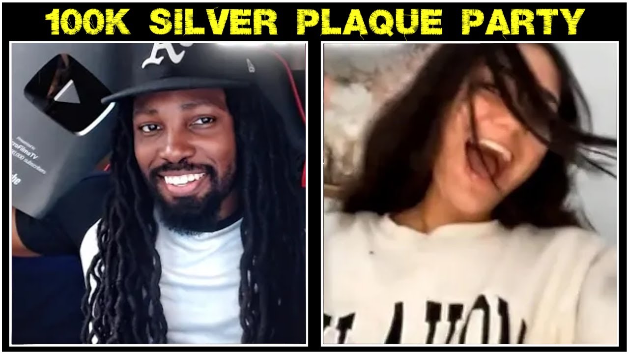 Silver Play Button Party on OMEGLE | Love You All