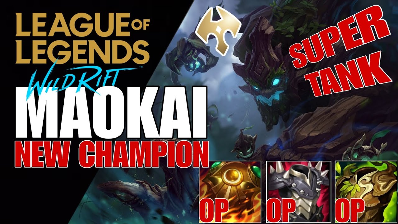 WILD RIFT: MAOKAI IS SO BROKEN AS A TOP LANE UNLIMITED HEAL