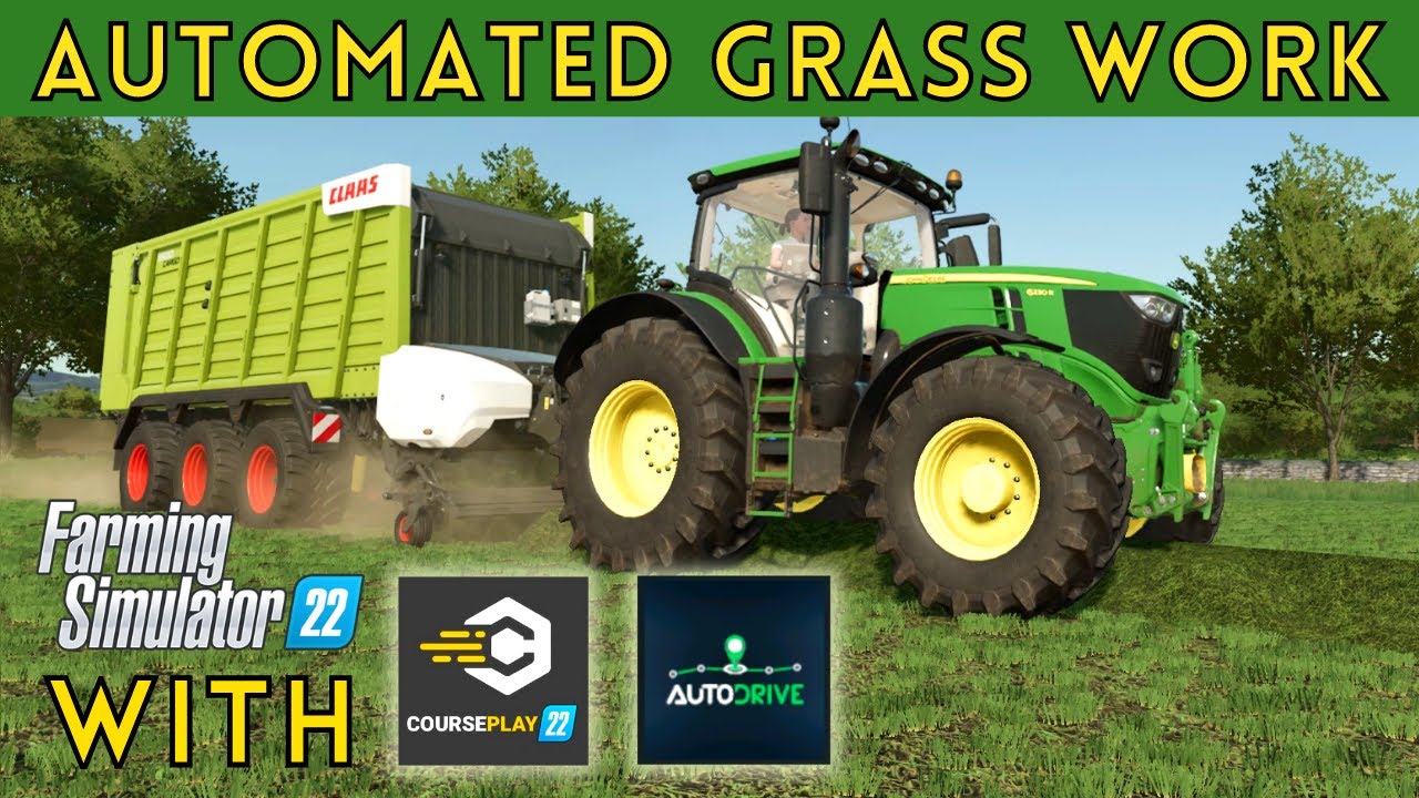 FS22 | Automated Forage Wagon work with Courseplay & Autodrive