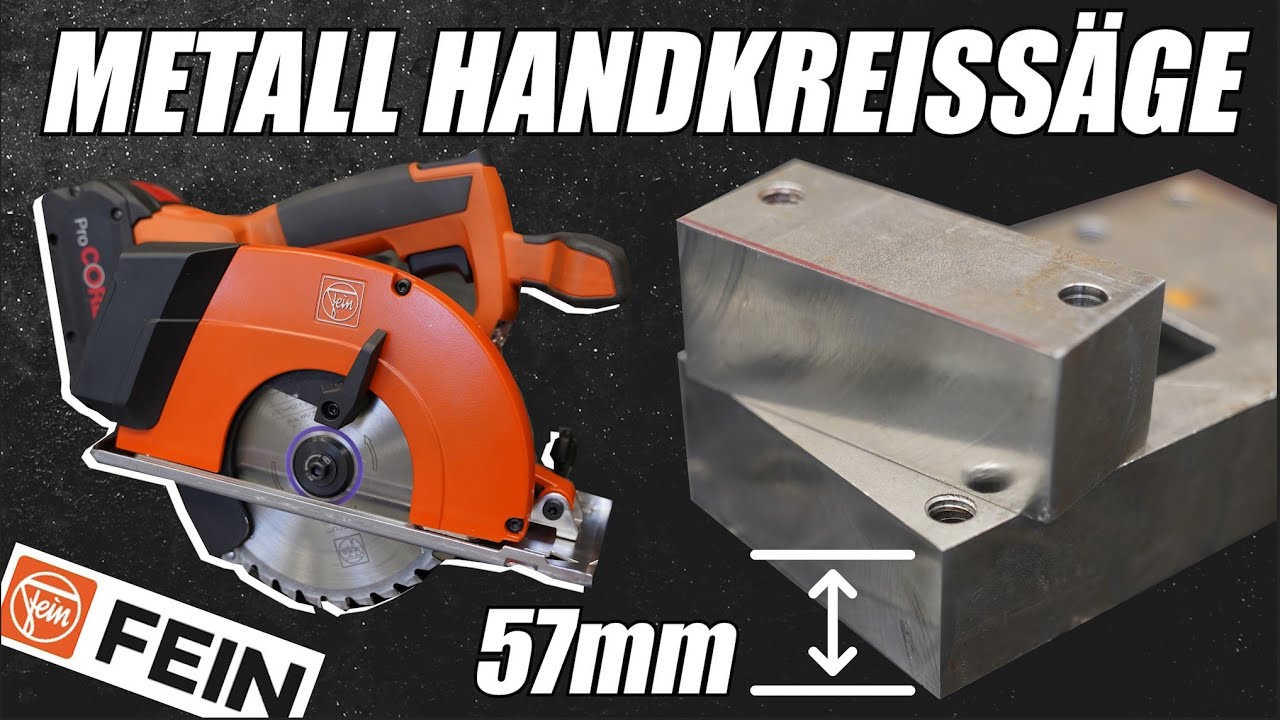 57mm STAHLPLATTEN TRENNEN! Unglaubliche Schnittleistung | FEIN F-IRON CUT 57 AS