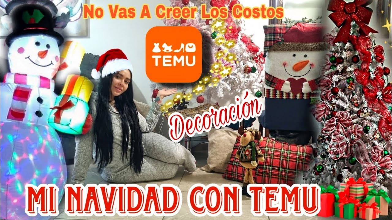 🎄MI NAVIDAD CON TEMU📦☃️LAS DECORACIONES MAS BARATAS QUE PUEDAS ENCONTRAR Y DE CALIDAD INCREÍBLE‼️🙌🏻