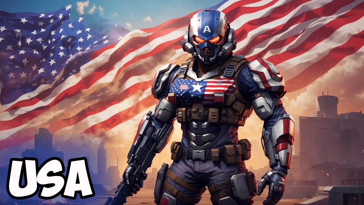 AI generates an action game character of each country