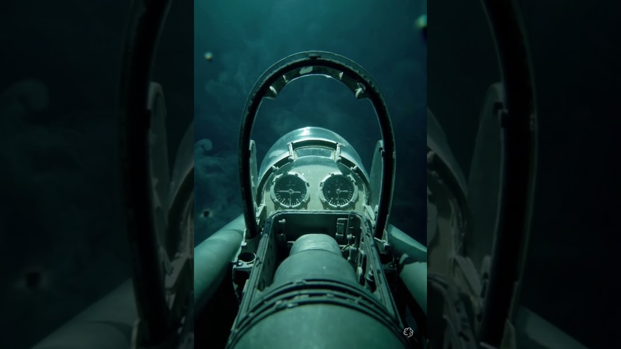 ✈️ Fighter Jet Cockpit Still Powered Underwater! | 