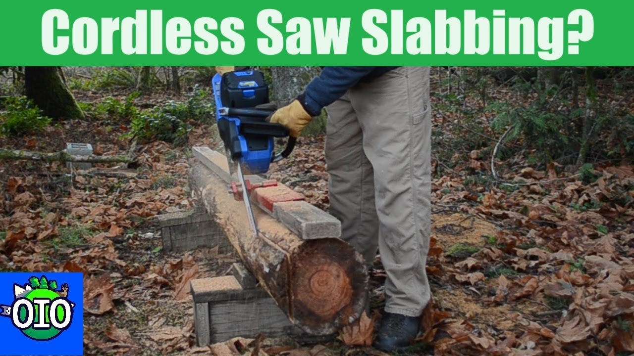 Can a Cordless Chainsaw Really Slab Lumber? Testing Kobalt/Greenworks 80V