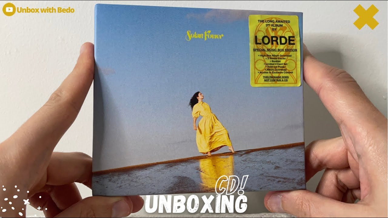 Lorde “Solar Power [Discless Format]” Album UNBOXING
