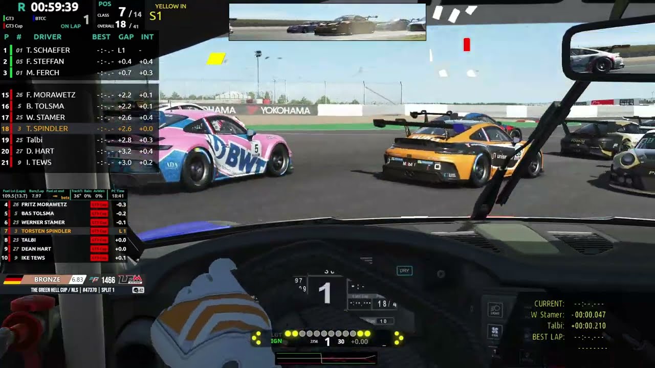 LFM rFactor 2, Cup Porsche 992 on Nordschleife, next try