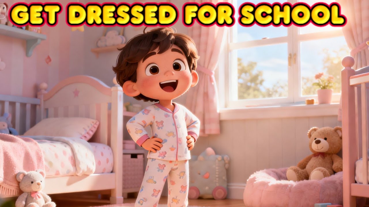 🎵🎒 This is How We Get Dressed for School | A Fun Kids' Song! 