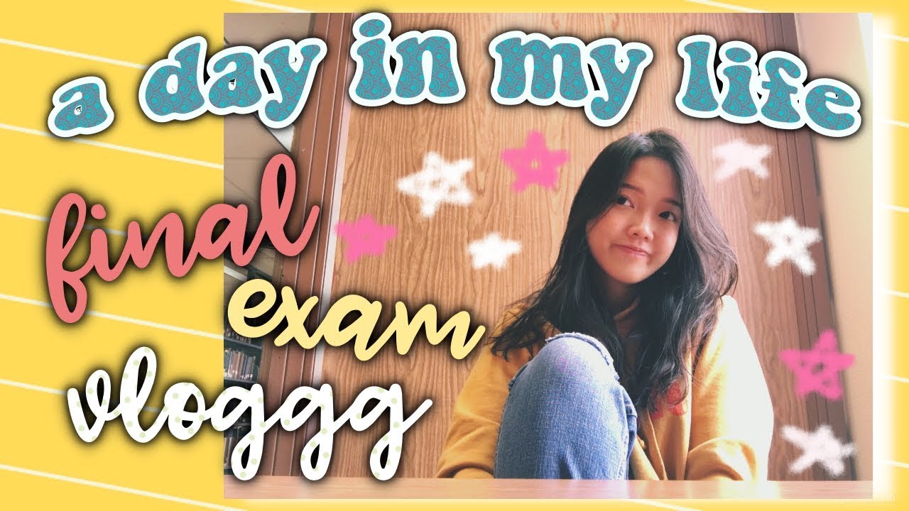 [VLOG] 😓 MỘT NG&Agrave;Y HỌC THI SẤP MẶT 📚🤓 A Day In My Life (Final-Exam Day Vlog) | Diane Le