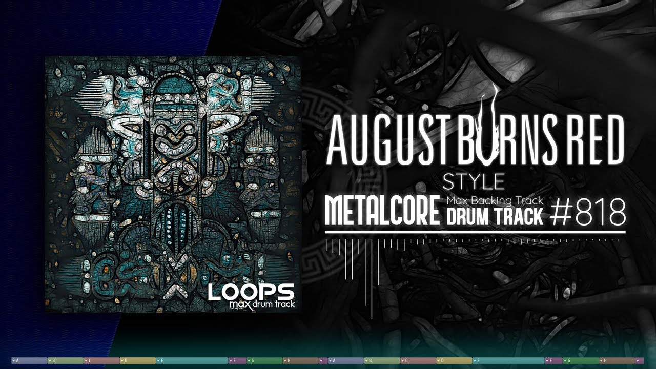 Metalcore Drum Track / August Burns Red Style / 165 - 135 bpm