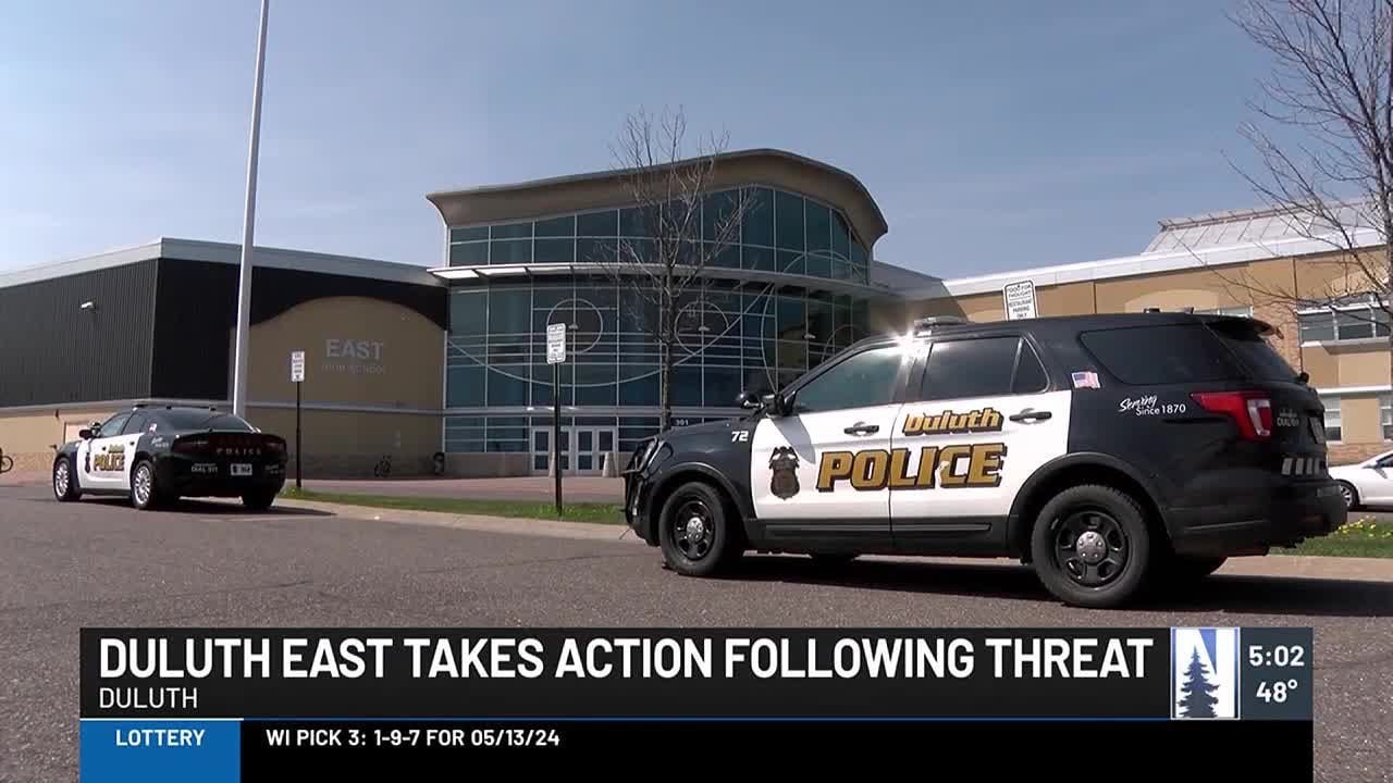 Duluth East High School takes action following online threat
