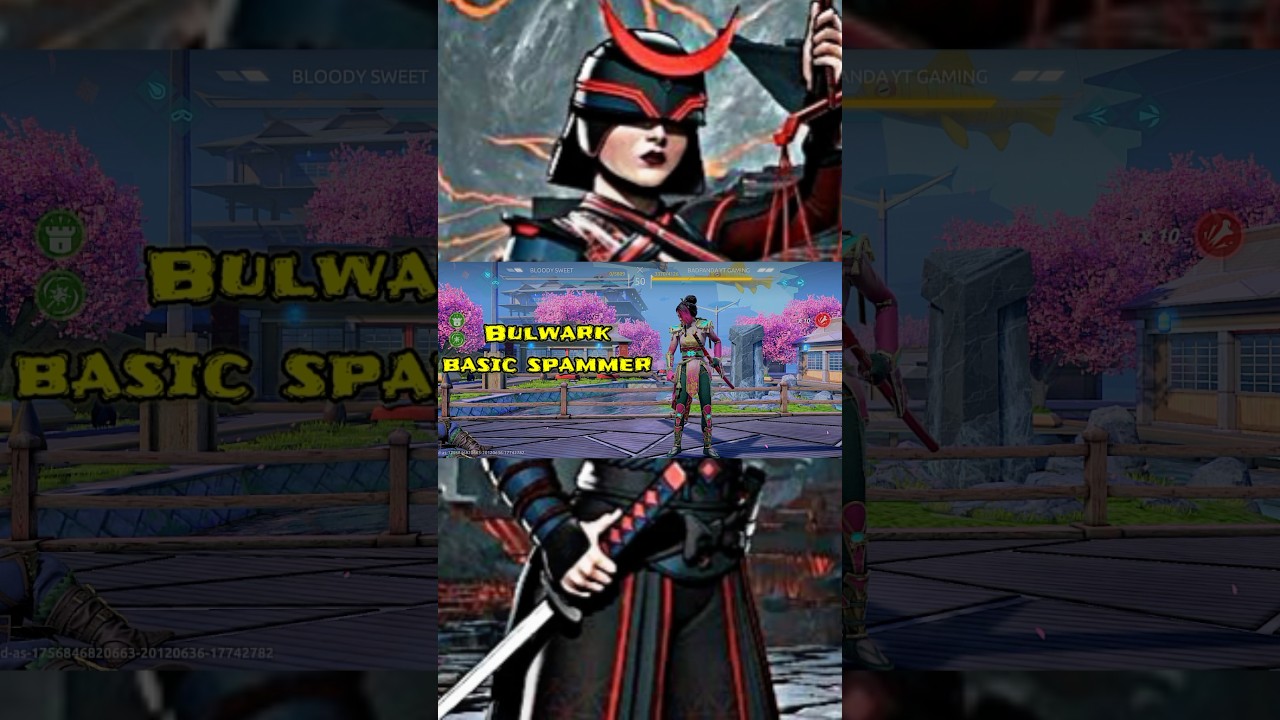 Punishing Bulwark Spammer| Badpanda Gaming | #shortsfeed #shadowfight4 #sf4 #nekki #games #ytshorts