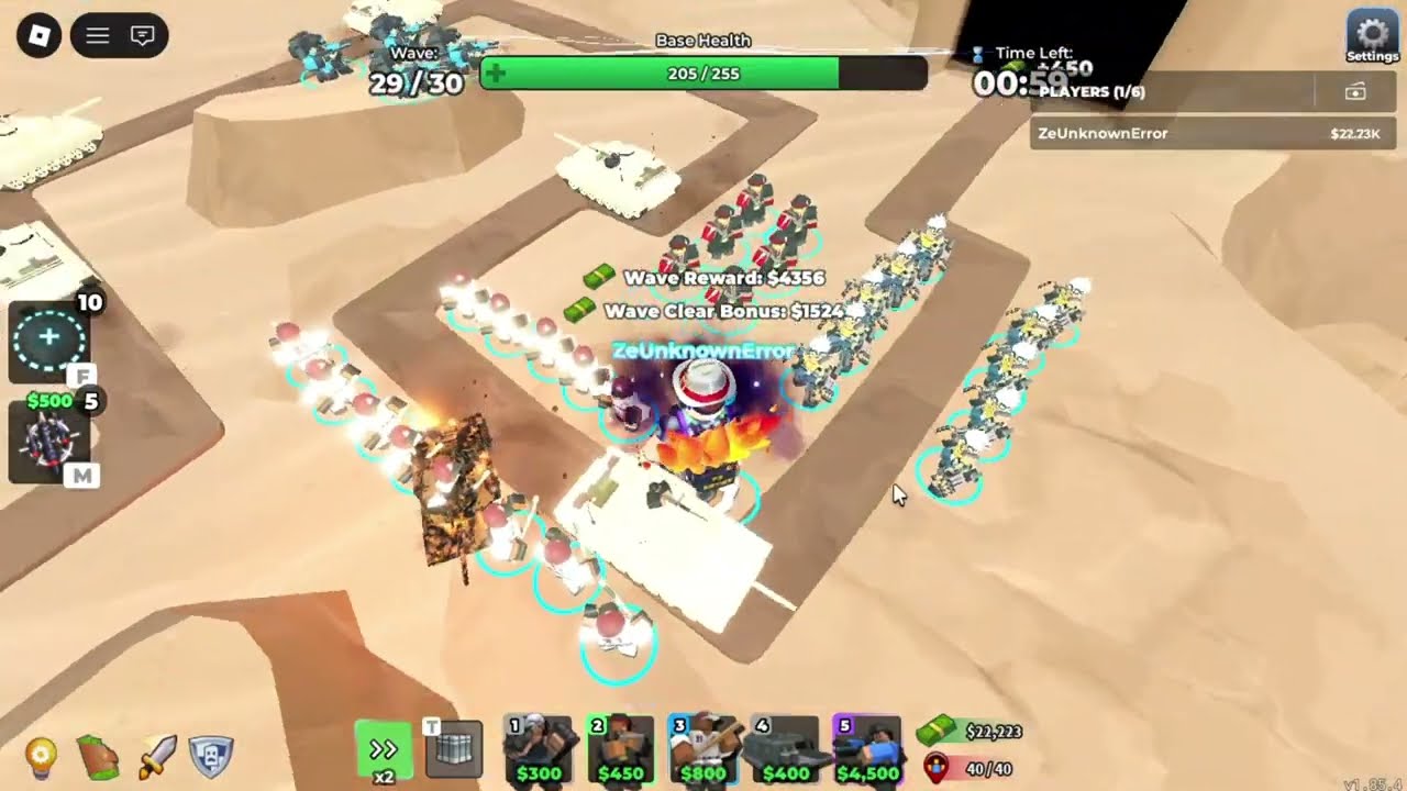 Defeating Intermediate Mode with only EARLY-GAME Towers