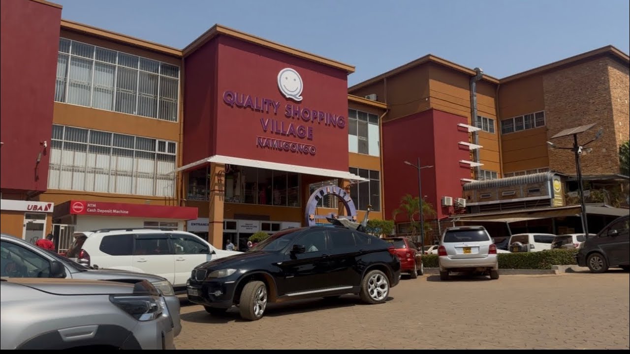 Inside quality shopping village Namugongo walk tour