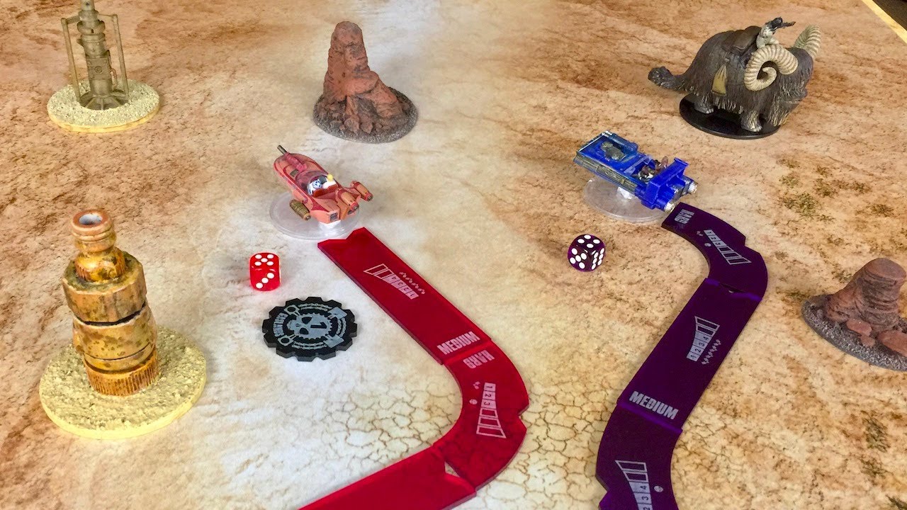 GASLANDS Martian Racing Federation, Canyon Run Tabletop Scenario