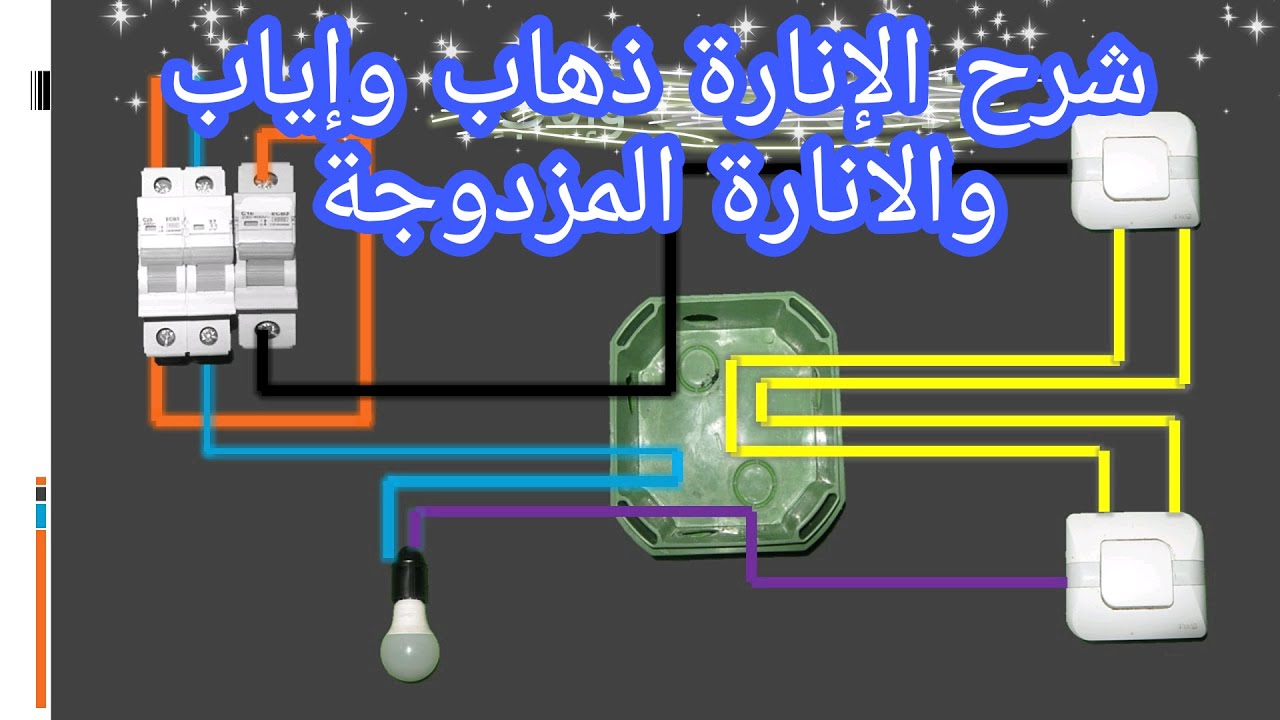 الانارة ذهاب وإياب و الإنارة المزدوجة