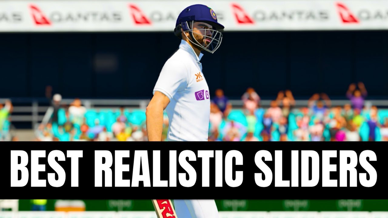 Cricket 22: РЕАЛИСТИЧНЫЕ Настройки СЛАЙДЕРА | Слайдеры для сложного, реалистичного и увлекательно...