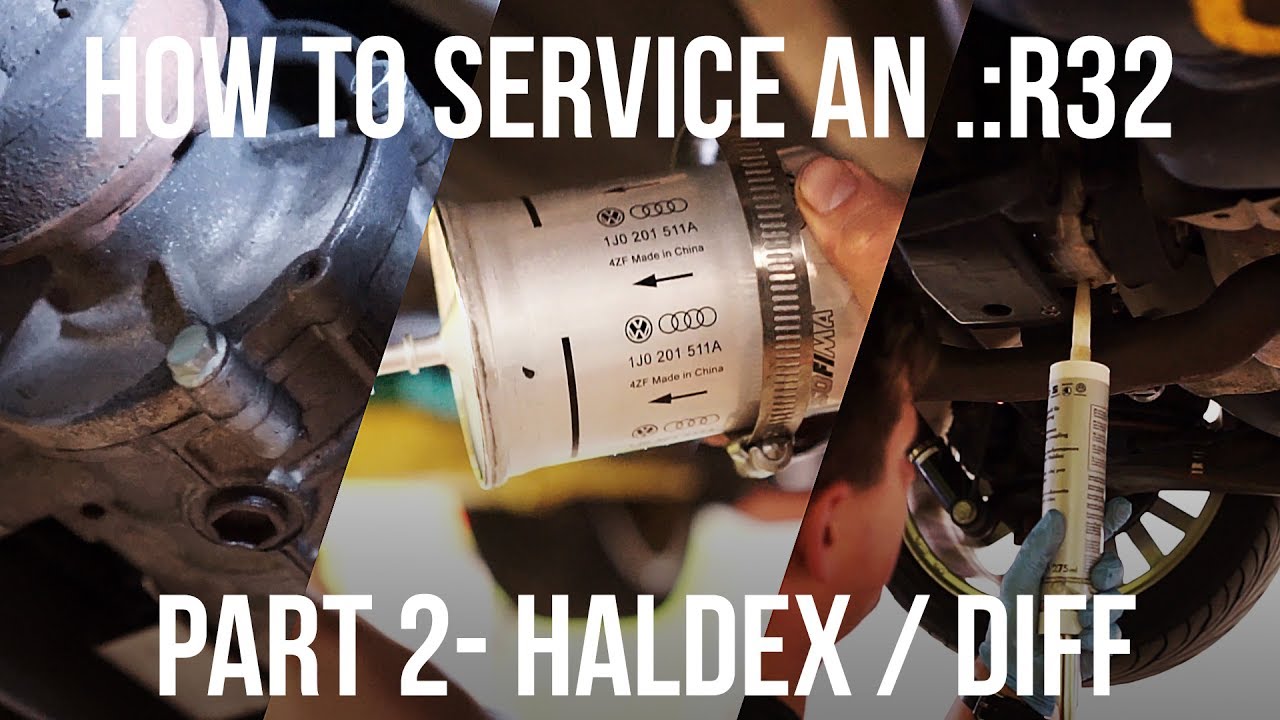 HOW TO SERVICE YOUR Mk4 R32 - PART 2 - Haldex, Rear Differential, and Fuel Filter