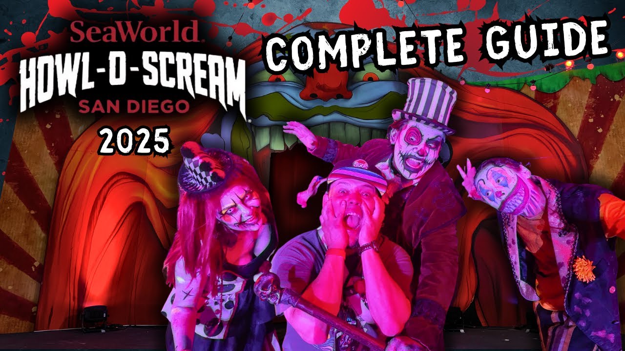 SeaWorld Howl-O-Scream 2025 🎃 Opening Night &ndash; NEW Mazes, Scare Zones & Hidden Speakeasies!