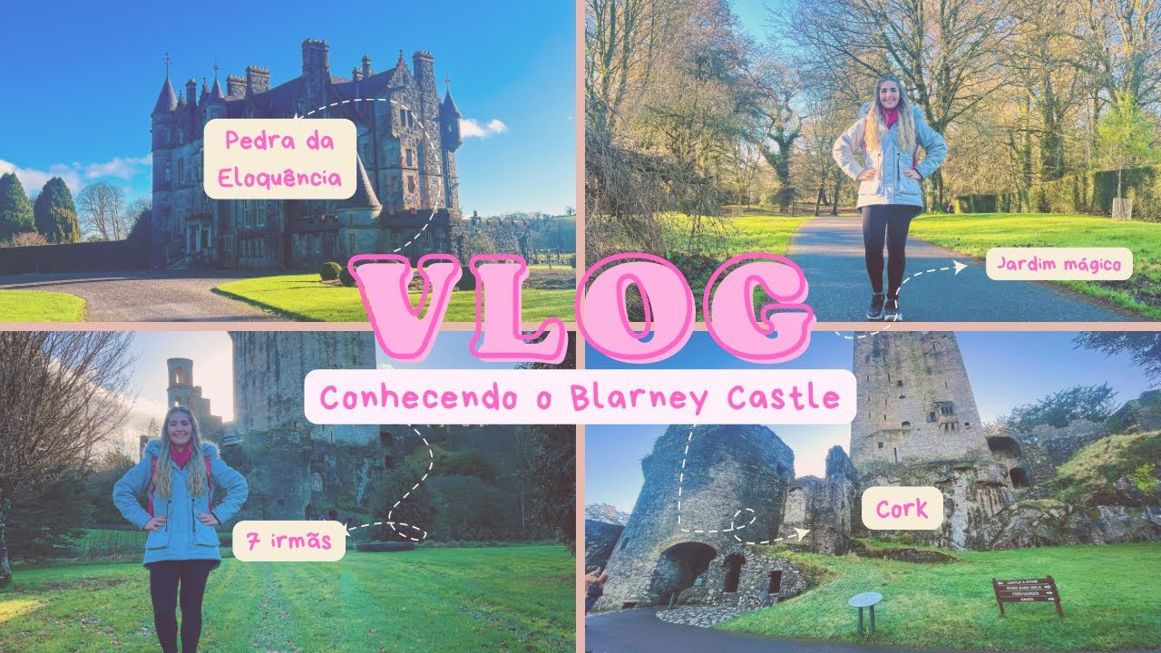 BEIJEI A PEDRA DA ELOQUÊNCIA NO CASTELO DE BLARNEY! #diariodeintercambio