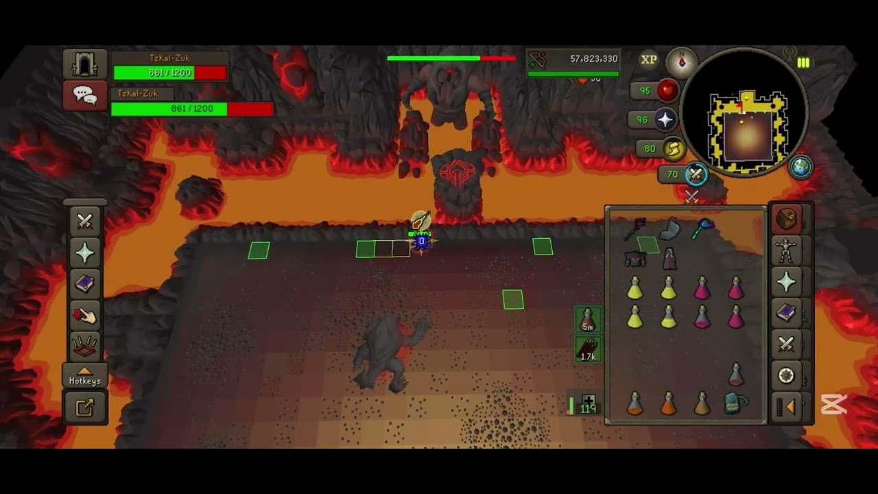 Mobile Inferno Guide Tripple Jads and ZUK OSRS