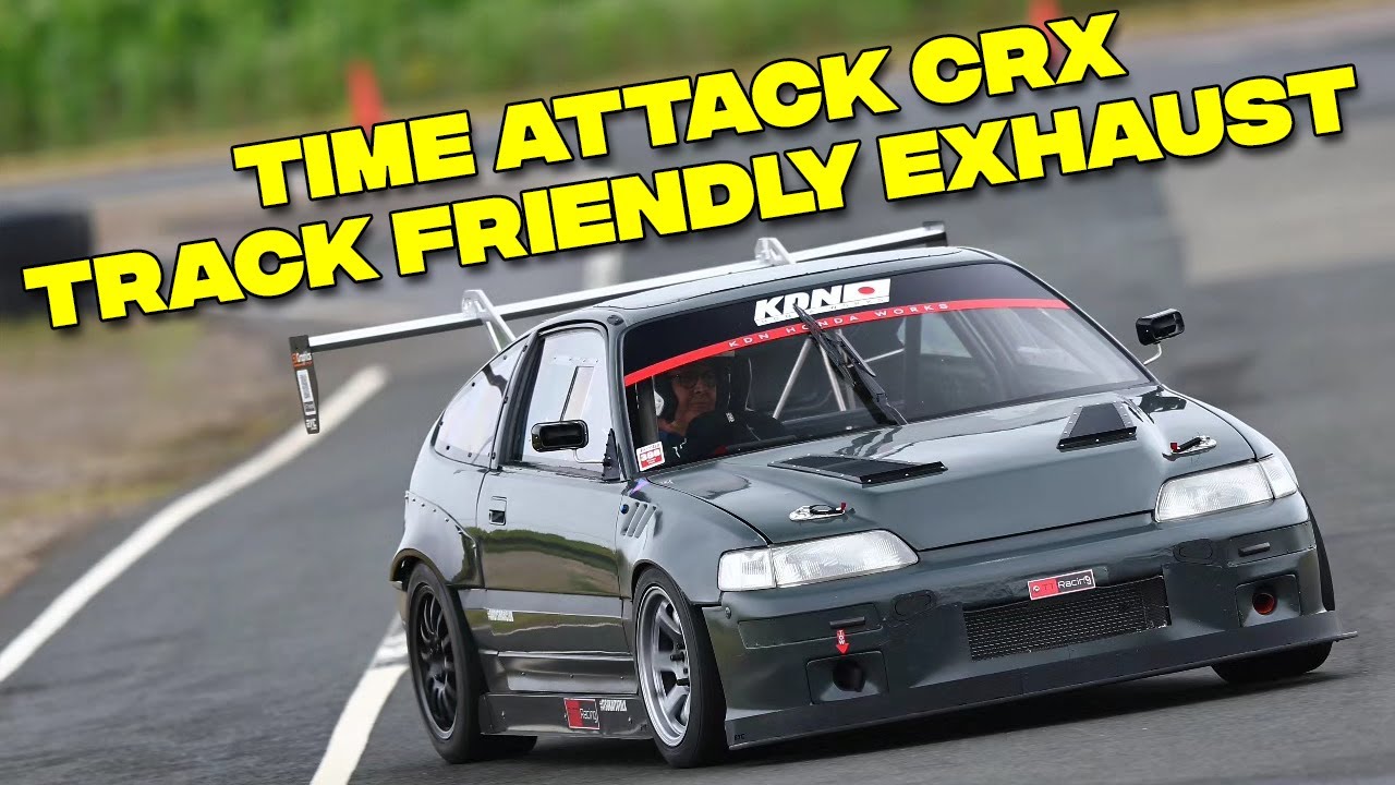 K24 HONDA CRX CUSTOM EXHAUST