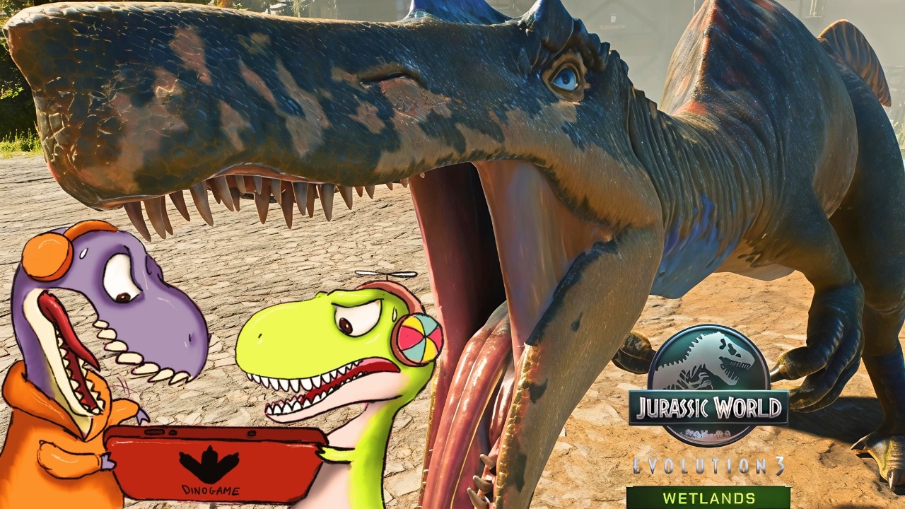 JURASSIC WORLD EVOLUTION 3 🛶 WETLANDS 🦖 TUTTI i nuovi dinosauri delle PALUDI!