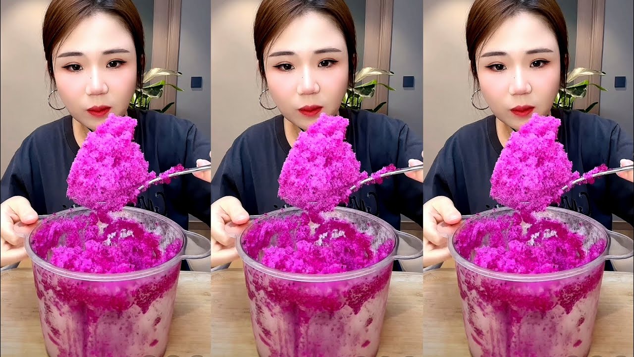 ASMR SHAVED ICE EATING YY