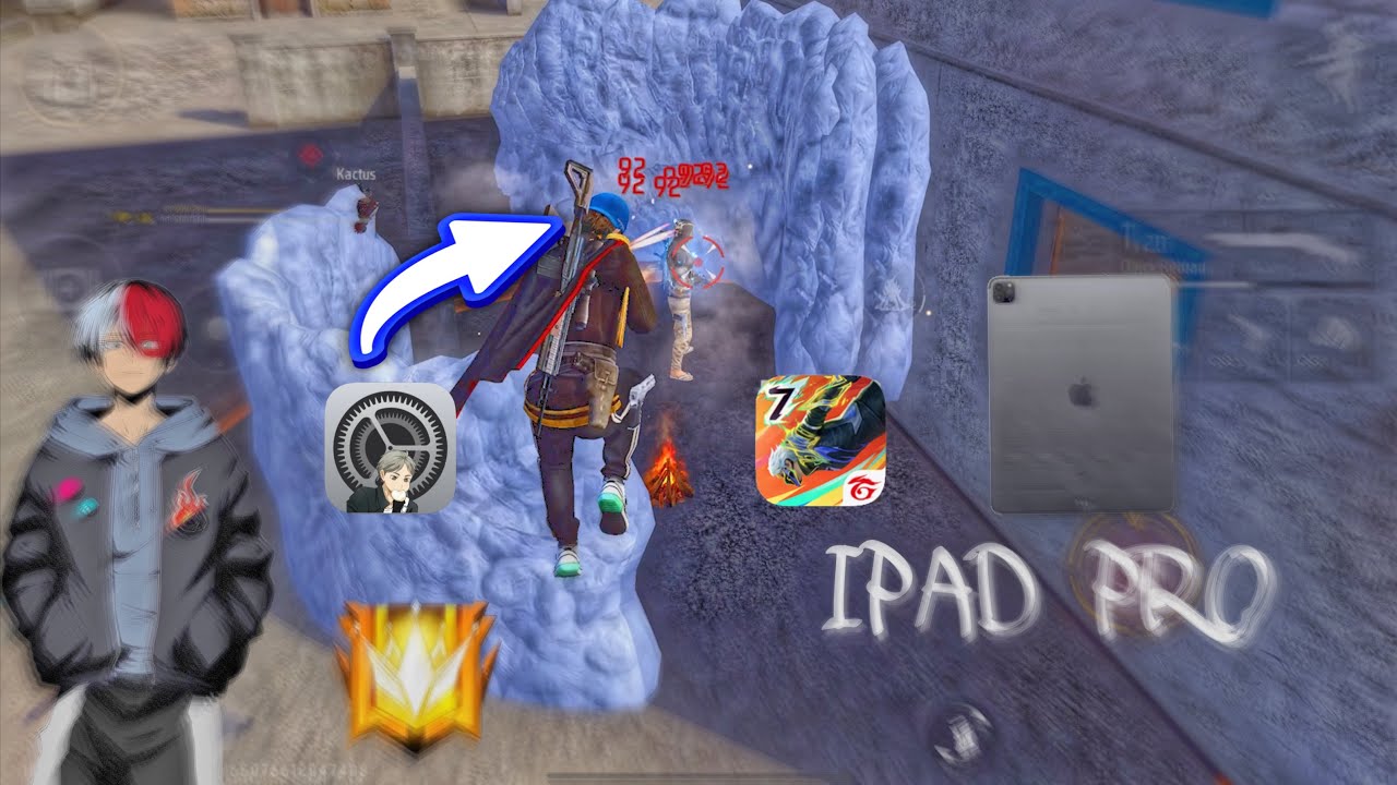 Free fire iPad Pro🔰|Ob 45| HUD and DPI settings