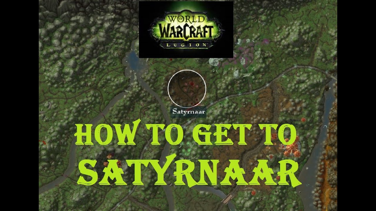 WoW How To Get To Satyrnaar