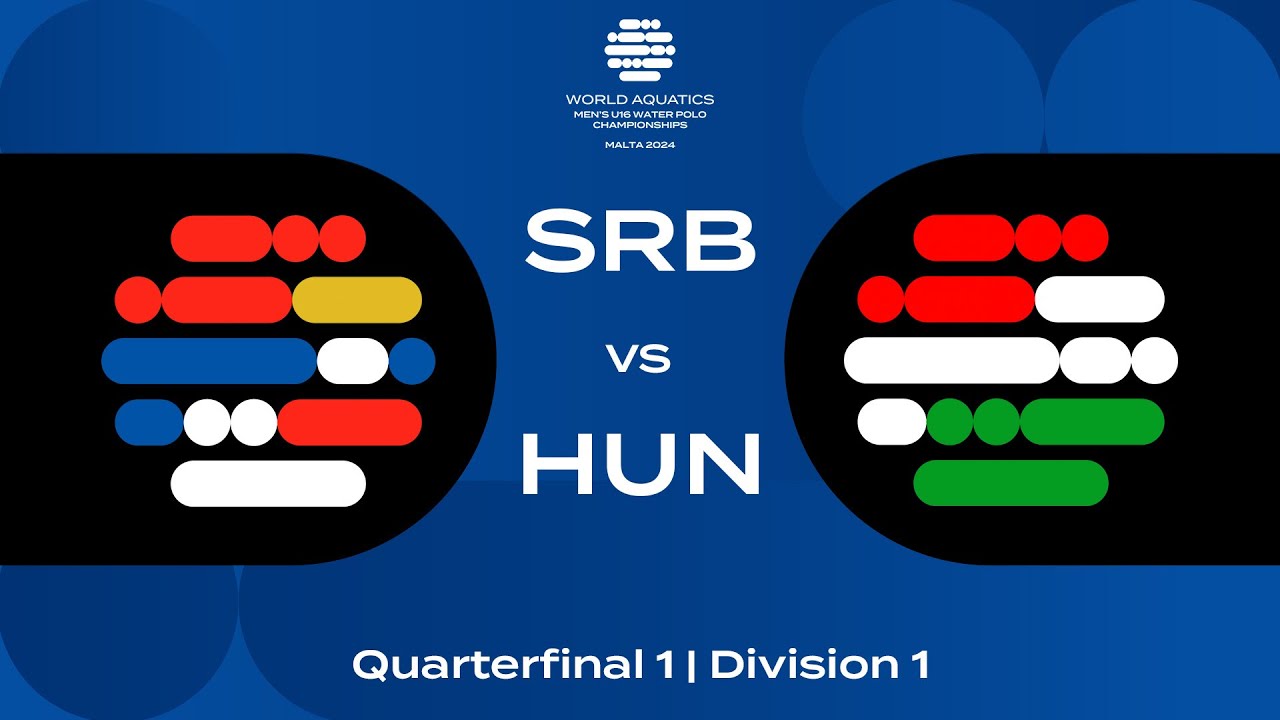 Serbia vs Hungary | Quarter-Final 1 | U16 Men’s Water Polo Showdown 2024