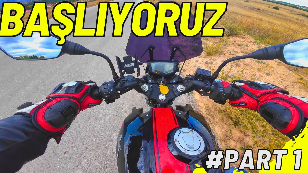 🤔VİTESLİ MOTOSİKLET NASIL KULLANILIR⁉️ PART 1‼️