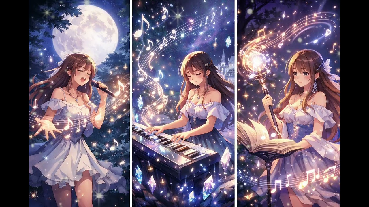 [Making music magic world] 달빛 아래 시작되는 작은 melody 별빛들이 춤추는 밤의 harmony 조용히 속삭이는 magic story