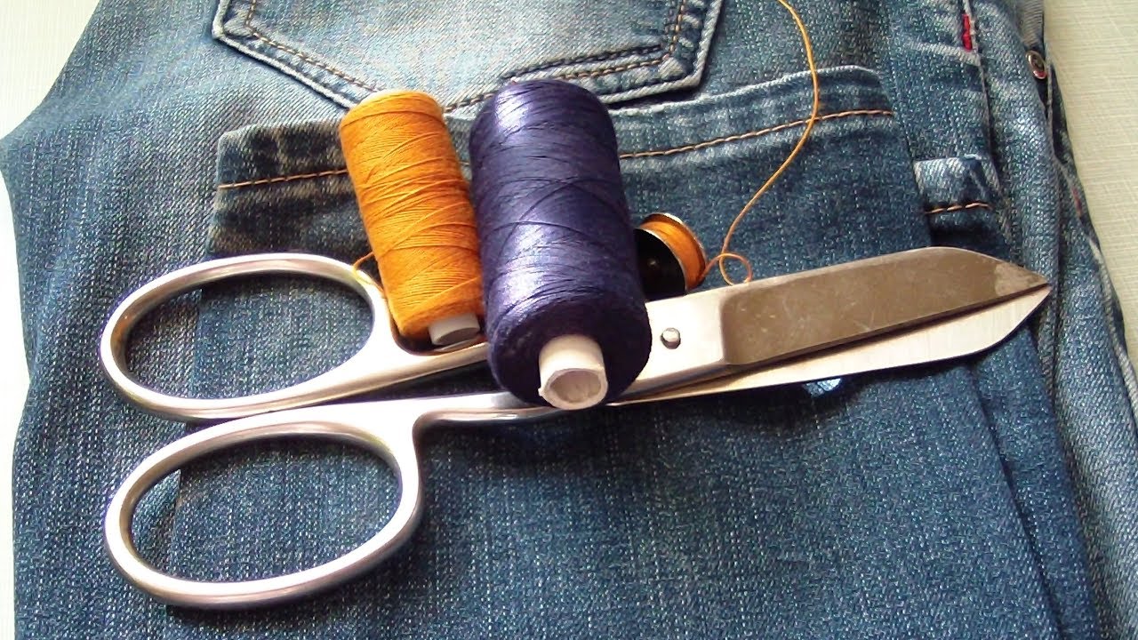 How to Cut and Hem Jeans on Sewing Machine