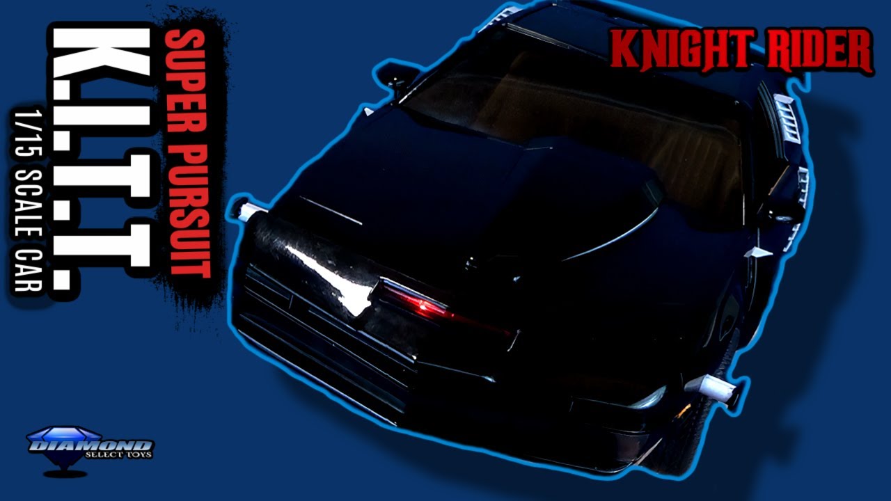 Diamond Select Knight rider Super Pursuit Mode Kitt 1/15 Car | Video Review